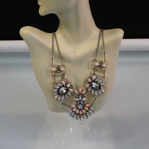 Night Out Statement Necklace by Accessorize Rhinestones Crystals - Picture 2 of 7